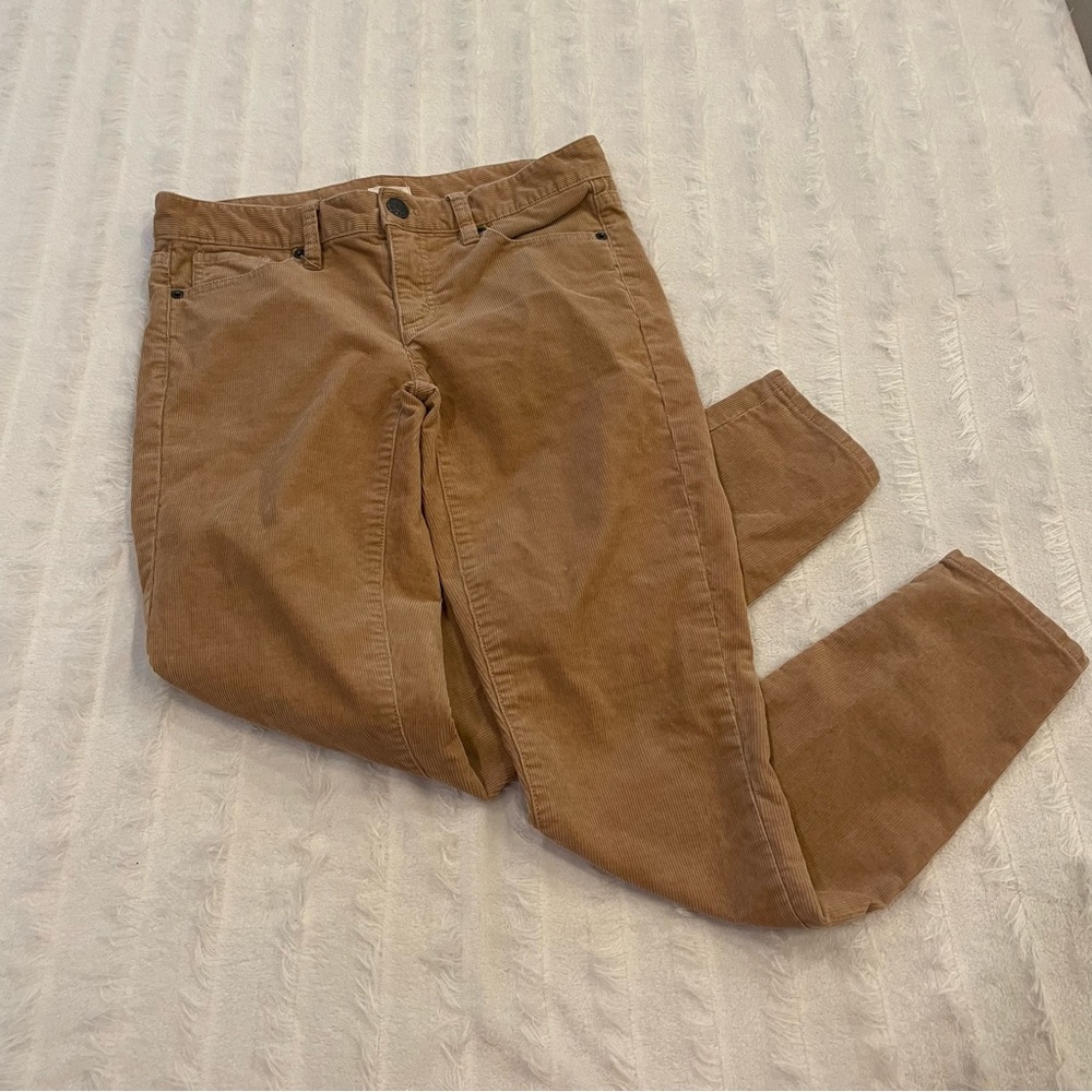 J Crew sz 25 toothpick corduroy pants